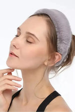 Kadın Teddy Tüylü Pelüş Taç Saç Bandı Geniş Taç - Indirimsepeti