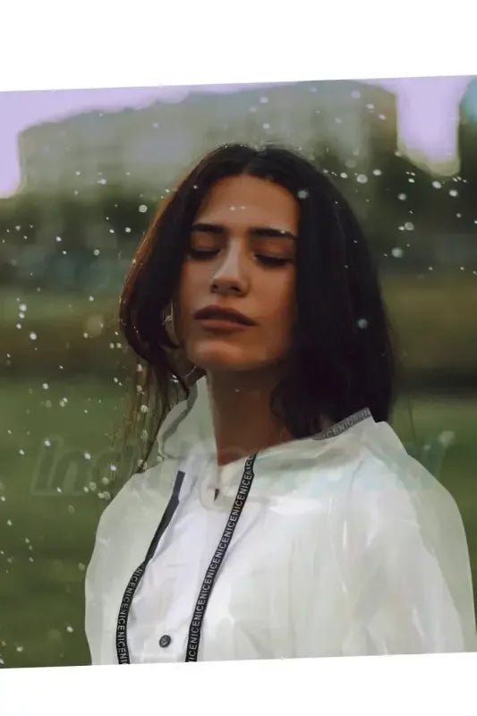 Kalite Unisex Yağmurluk Cepli Dayanıklı Love Rain Taşıma Çantalı L - indirimsepeti