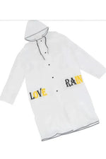 Kalite Unisex Yağmurluk Cepli Dayanıklı Love Rain Taşıma Çantalı L - indirimsepeti
