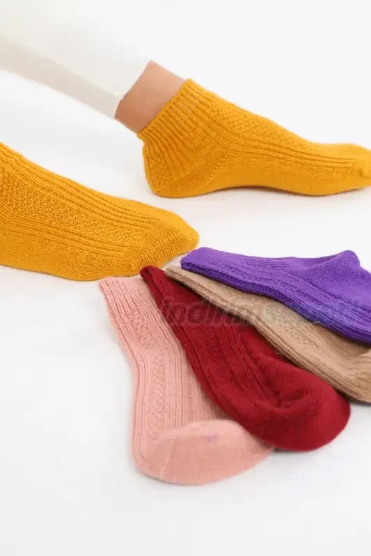 Kışlık Kadın Patik Yün 'lü Uyku Ve Gündelik Çorabı Soft Touch - Indirimsepeti