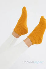 Kışlık Kadın Patik Yün 'lü Uyku Ve Gündelik Çorabı Soft Touch 36 - 40 - indirimsepeti