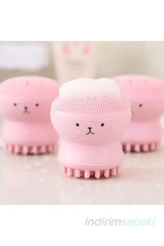 Mini Peeling Etkili El Yüz Cilt Temizleme Fırçası Silikon - Indirimsepeti