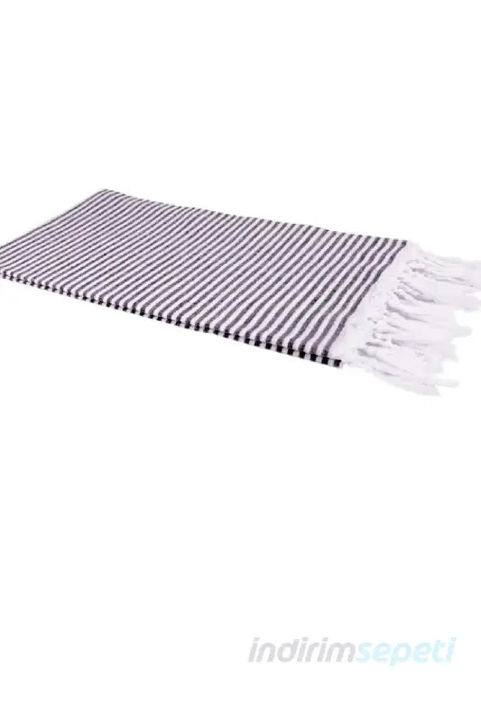 Peştemal Plaj Havlusu Banyo Havlusu  170x90 Lila Çizgili - Indirimsepeti