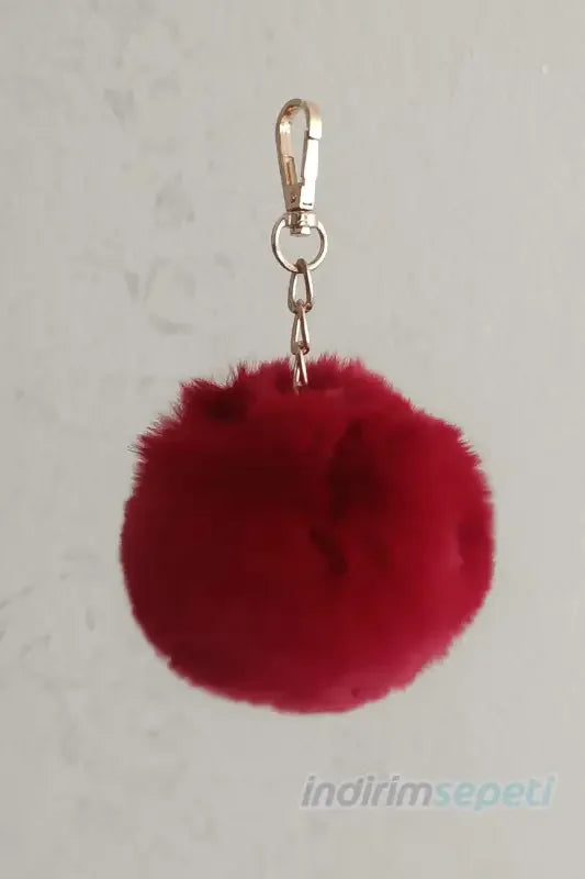 Ponpon Pelüş Anahtarlık Çanta Süs Aksesuarı Büyük Boy - Indirimsepeti