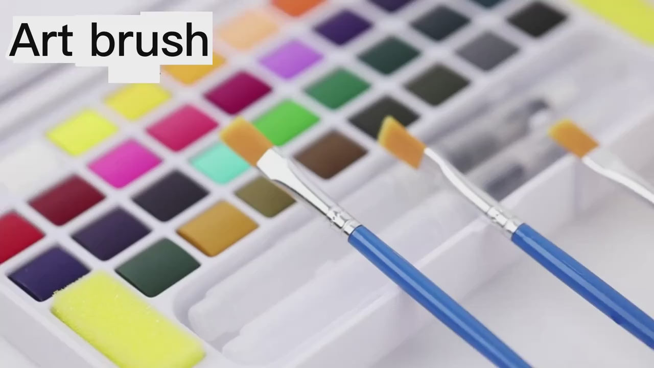 Düz Fırça Akrilik Boya, Sulu Boya ve Yağlıboya Fırçası Küçük Plastik Sap ince Çocuk ve Genel Maksat Fırçası 1 Adet