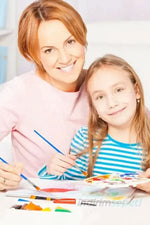 Renkli Fırça, 4'lü Ponpon Fırça, 1 Adet Zemin Fırça - Indirimsepeti