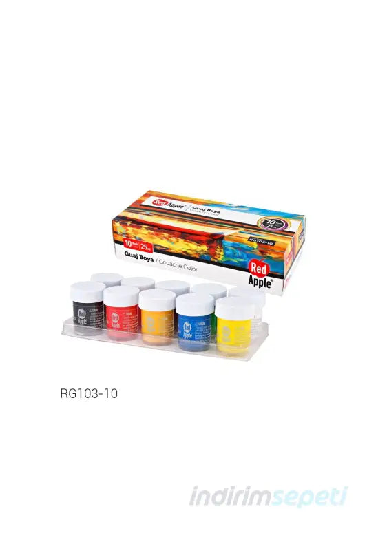 RG103-10 Red Apple Guaj Boya 25 ml 10 Renk