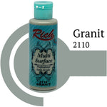 Rich Multi Surface 2110 GRANİT Akrilik Boya 120cc - indirimsepeti
