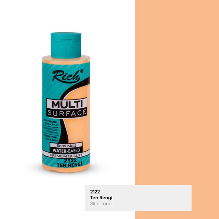 Rich Multi Surface 2122 TEN RENGİ Akrilik Boya 120cc - Indirimsepeti