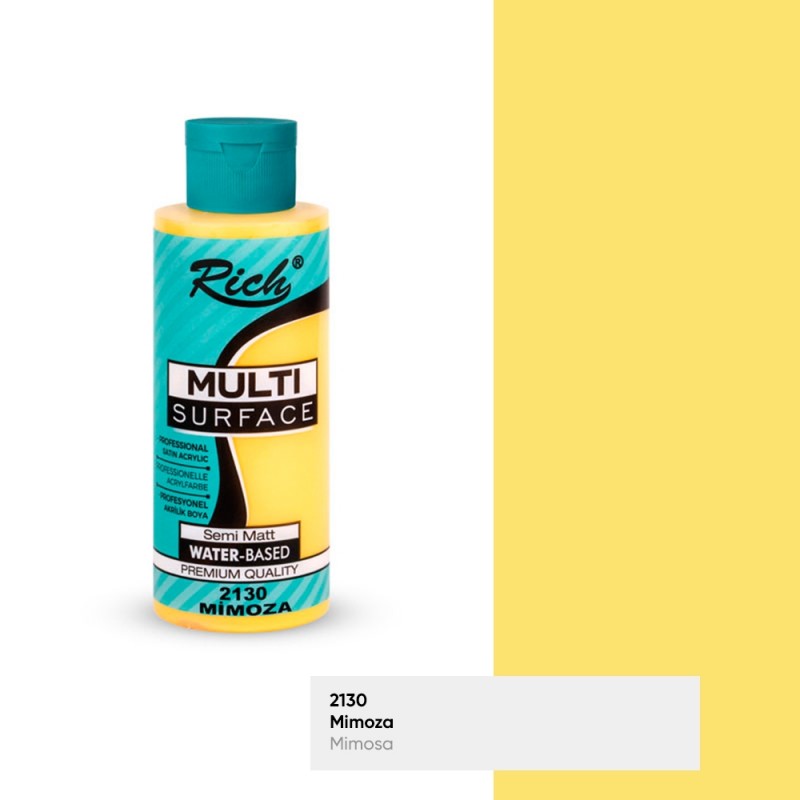 Rich Multi Surface 2130 MİMOZA Akrilik Boya 120cc - Indirimsepeti