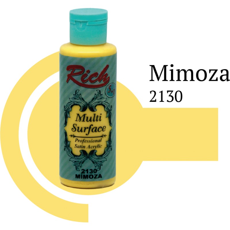 Rich Multi Surface 2130 MİMOZA Akrilik Boya 120cc - Indirimsepeti