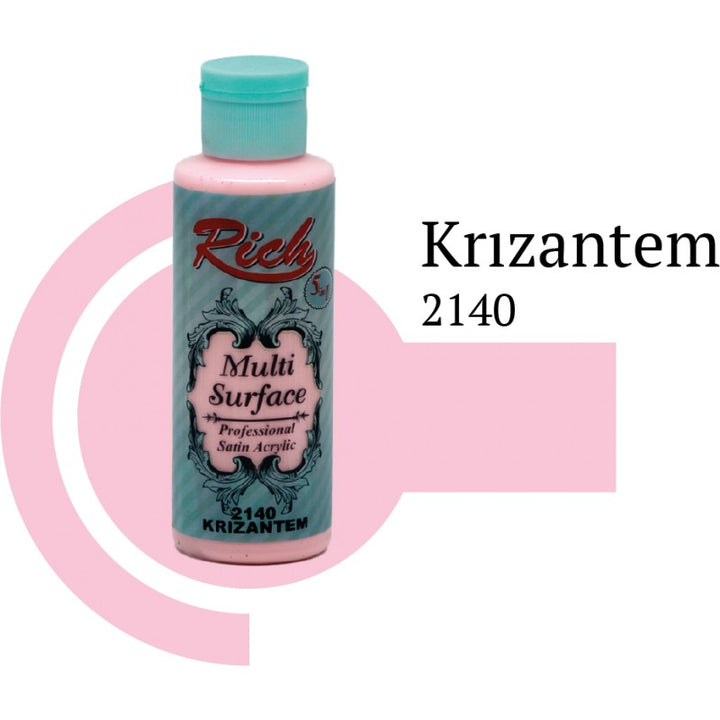 Rich Multi Surface 2140 KRİZANTEM Akrilik Boya 120cc - Indirimsepeti