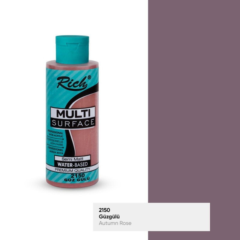 Rich Multi Surface 2150 GÜZ GÜLÜ Akrilik Boya 120cc - Indirimsepeti