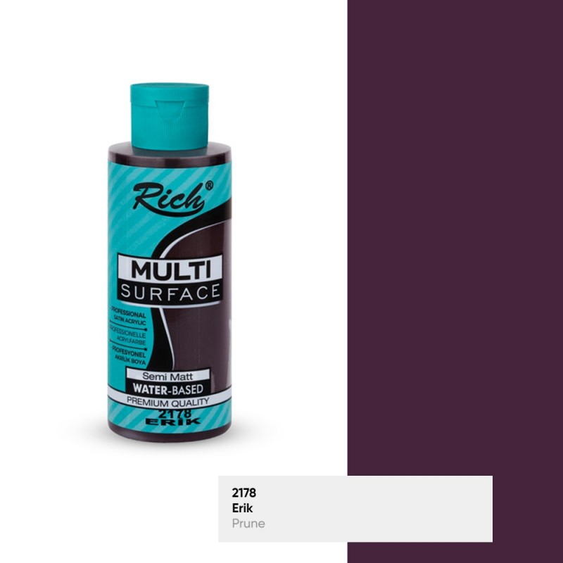 Rich Multi Surface 2178 ERİK Akrilik Boya 120cc - Indirimsepeti