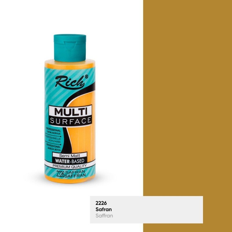 Rich Multi Surface 2226 SAFRAN Akrilik Boya 120cc - indirimsepeti