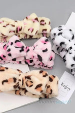 Saç Bandı Tavşan Kulaklı Pelüş Saç Bandı Makyaj Bandana  Karışık 1 Adet - Indirimsepeti