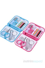 Seyahat dikiş iğne ve iplik seti Dikiş kutusu Taşınabilir dikiş saklama kutusu - Indirimsepeti