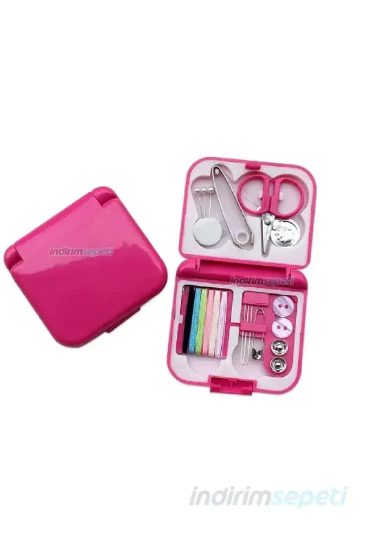 Seyahat dikiş iğne ve iplik seti Dikiş kutusu Taşınabilir dikiş saklama kutusu - Indirimsepeti