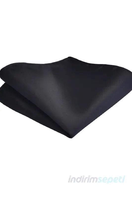 Siyah Saten Fular Bandana Anma Etkinlik Kutlama Parlak Saten - Indirimsepeti