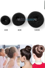 Sünger Topuz Tokası Saç Aksesuar 3 Adet 6cm-8cm-9cm - Indirimsepeti