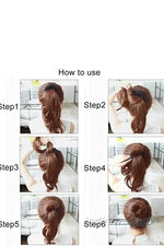 Sünger Topuz Tokası Saç Aksesuar 3 Adet 6cm-8cm-9cm - Indirimsepeti