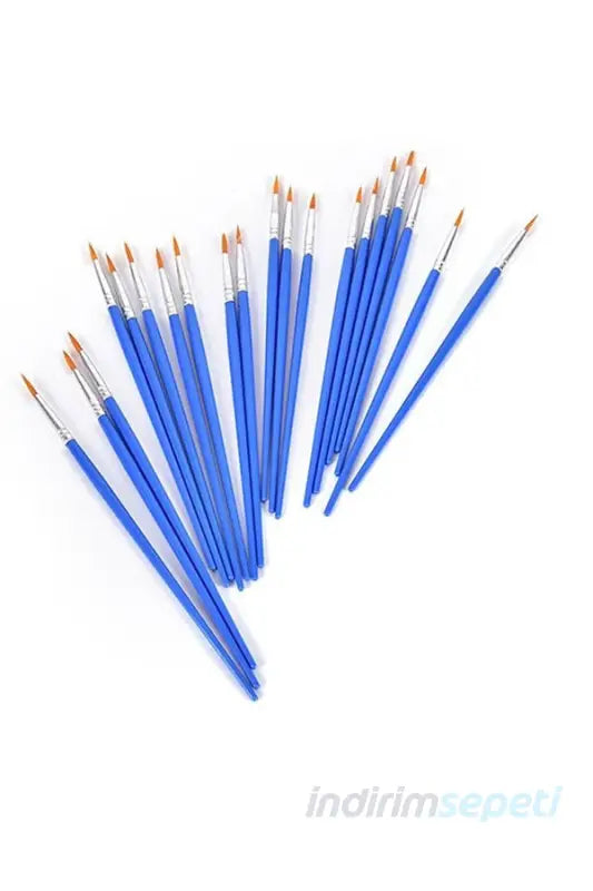 Sulu Boya Akrilik Boya Fırçası Sivri Uçlu Suluboya Fırça 100 Adet - Indirimsepeti