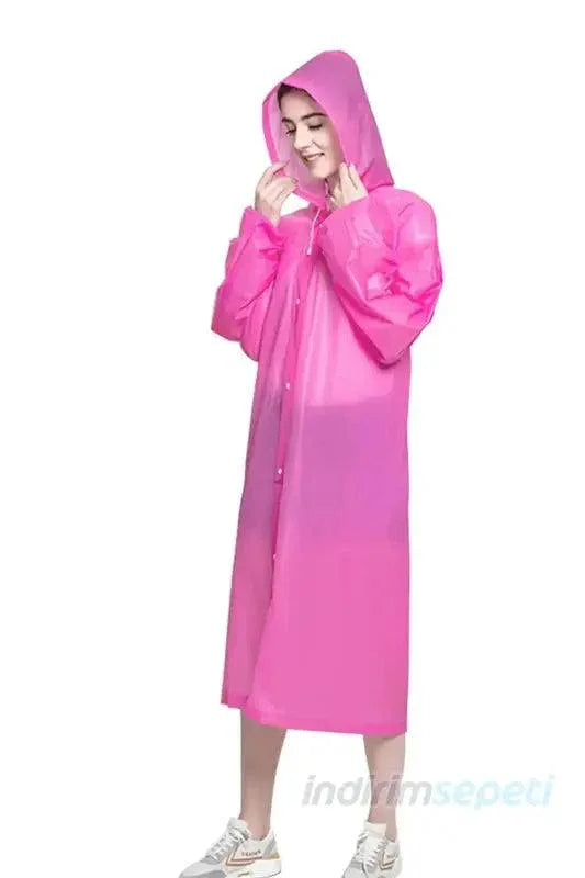 Yağmurluk Kadın Erkek Kapüşonlu Eva - Indirimsepeti