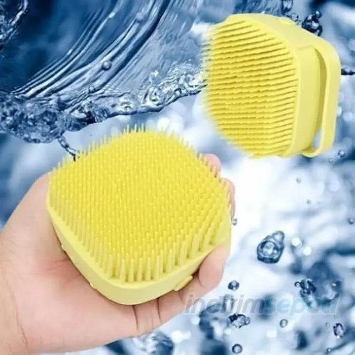Yumuşak Silikon Malzemeli Esnek Jel Hazneli Masaj Fonksiyonlu Etkili Banyo Duş Kese Lifi - Indirimsepeti