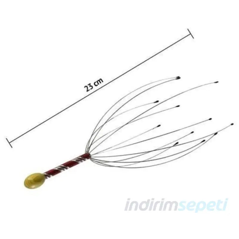 Yumuşak Uçlu Pratik Rahatlatıcı Kafa Kaşıma Teli ve Masaj Aleti - Indirimsepeti